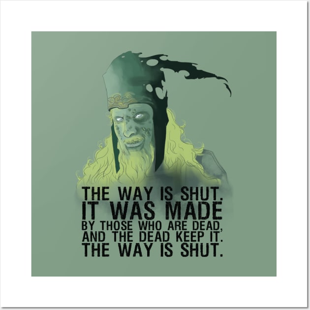 the way is shut Wall Art by KanaHyde